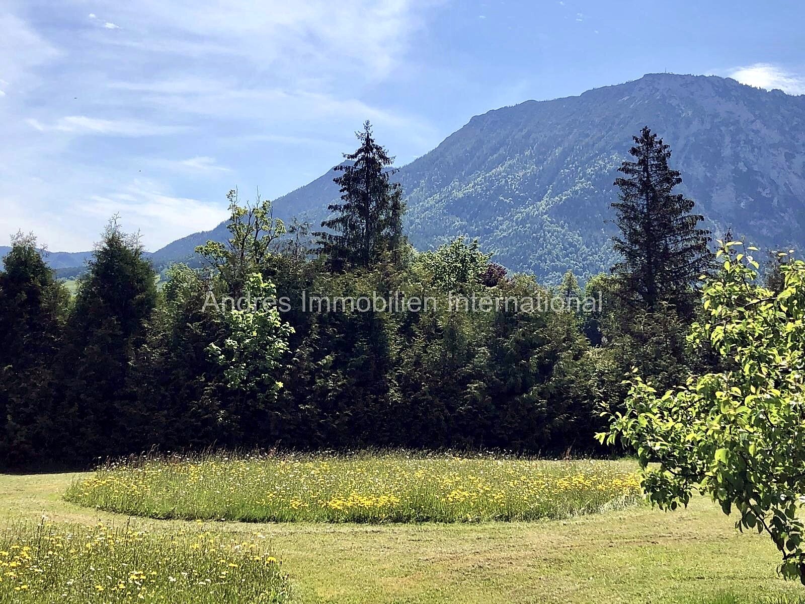 Baugrundstück Ruhpolding mit Bergblick